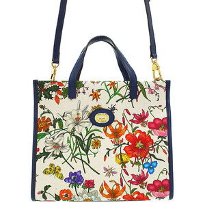 GUCCI Floral Flower Handbag Bag